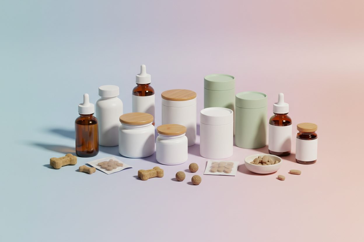 ויטמינים ותוספי מזון לכלבים