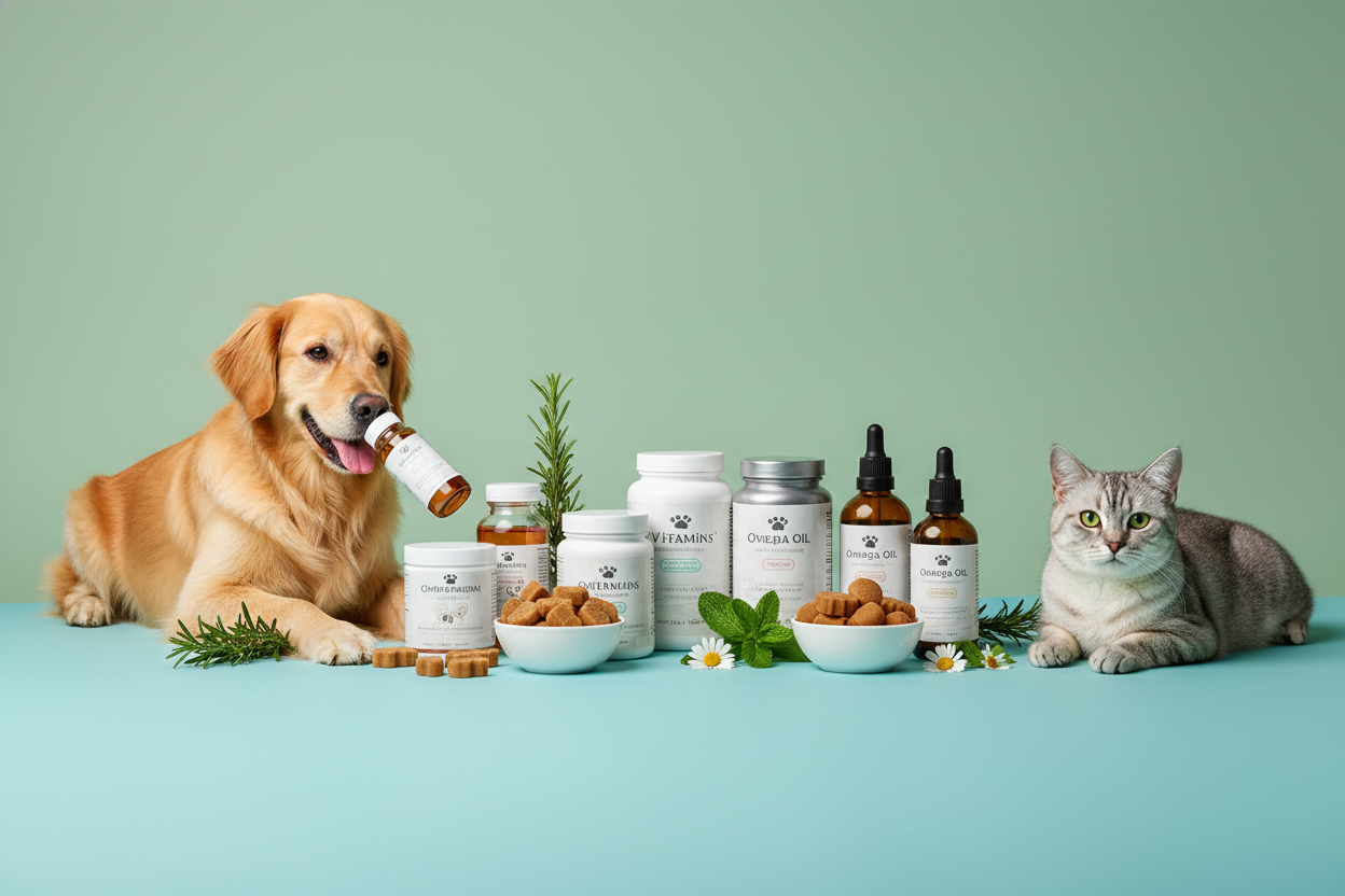 ויטמינים ותוספי מזון לחיות מחמד