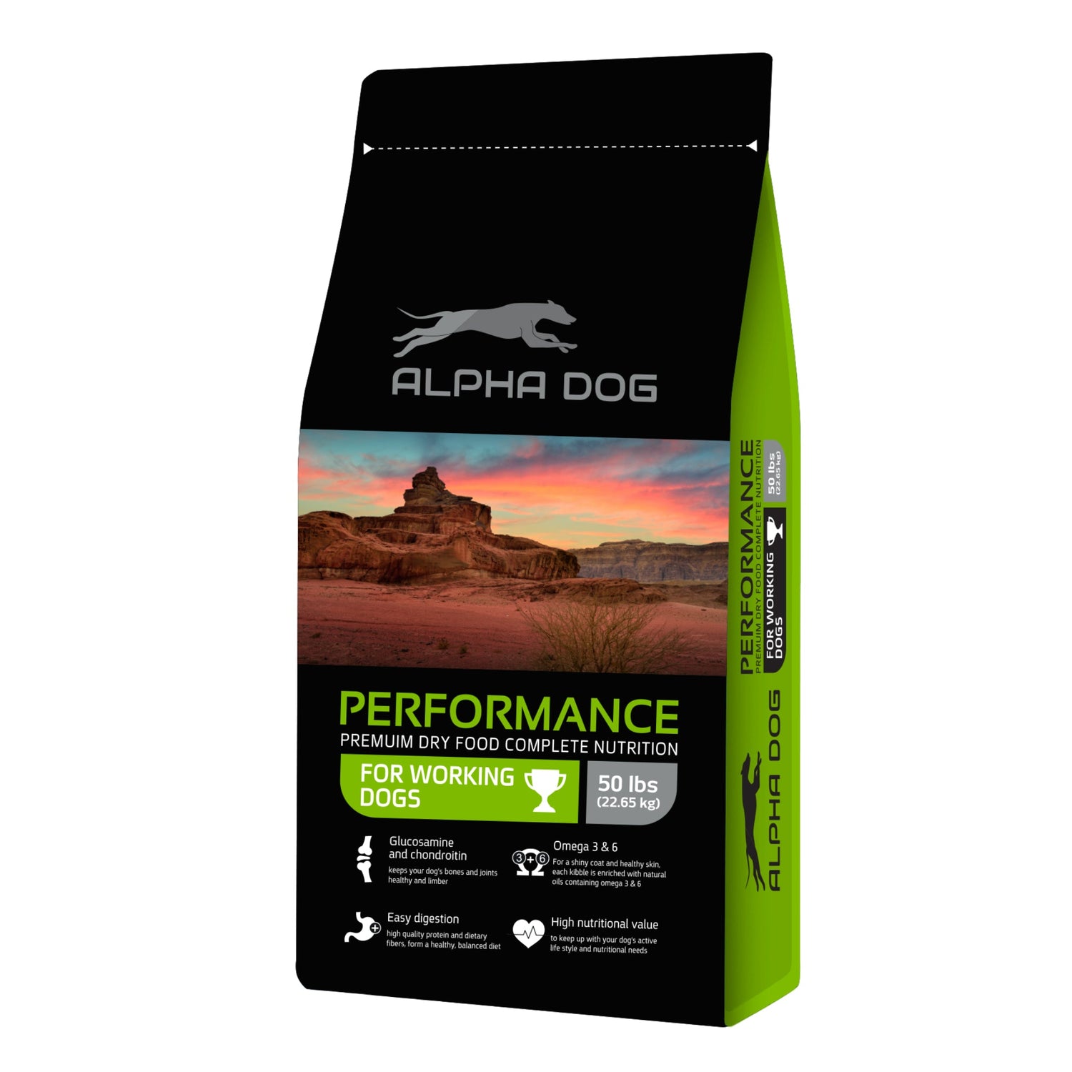 מזון כלבים אלפא דוג פרפורמנס