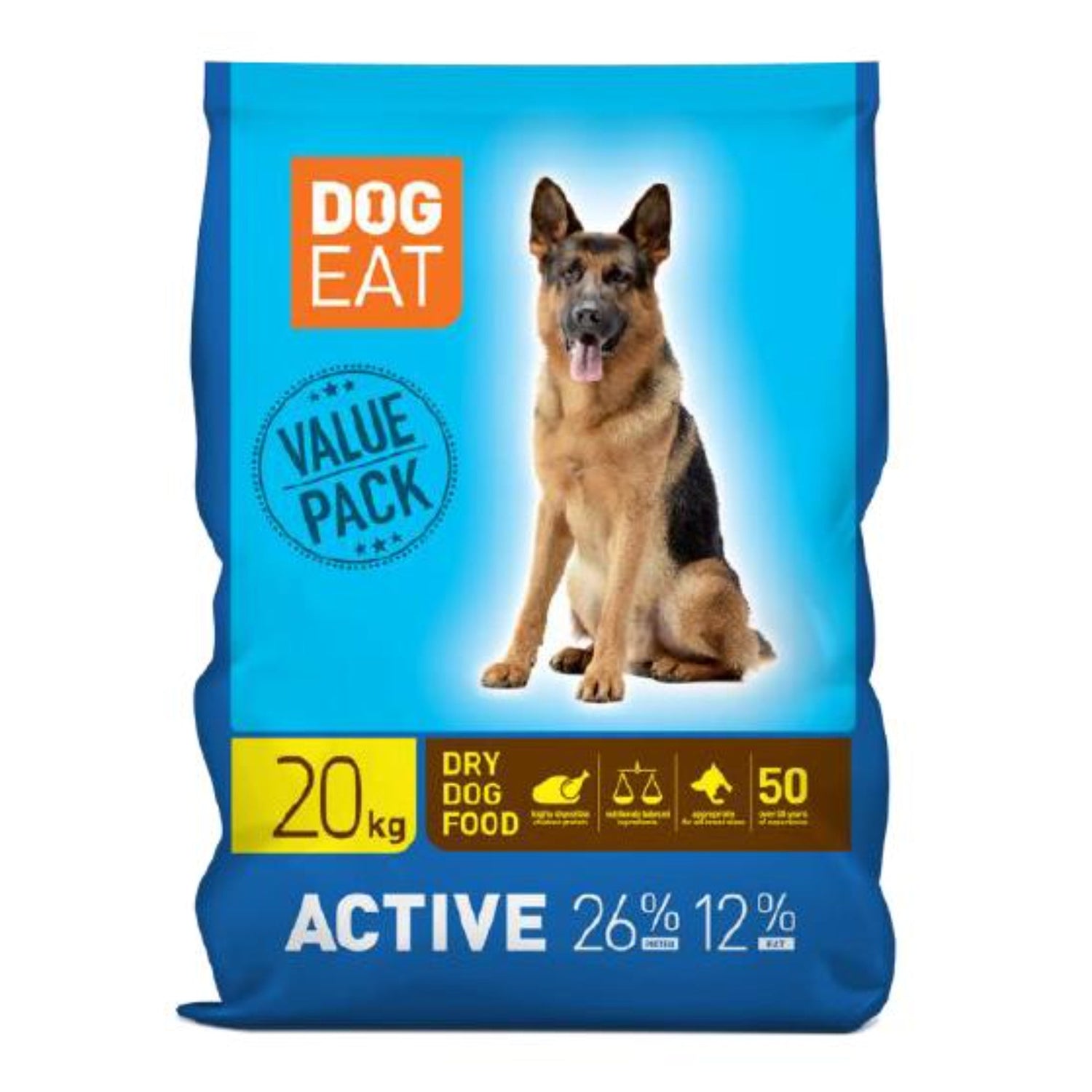 מזון כלבים דוג איט אקטיב 20 ק"ג