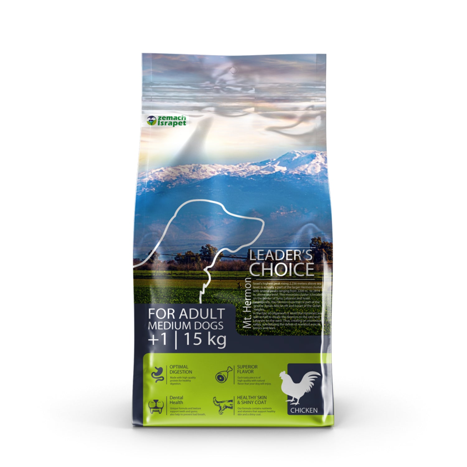 מזון כלבים לידרס צ'ויס בוגר - עוף