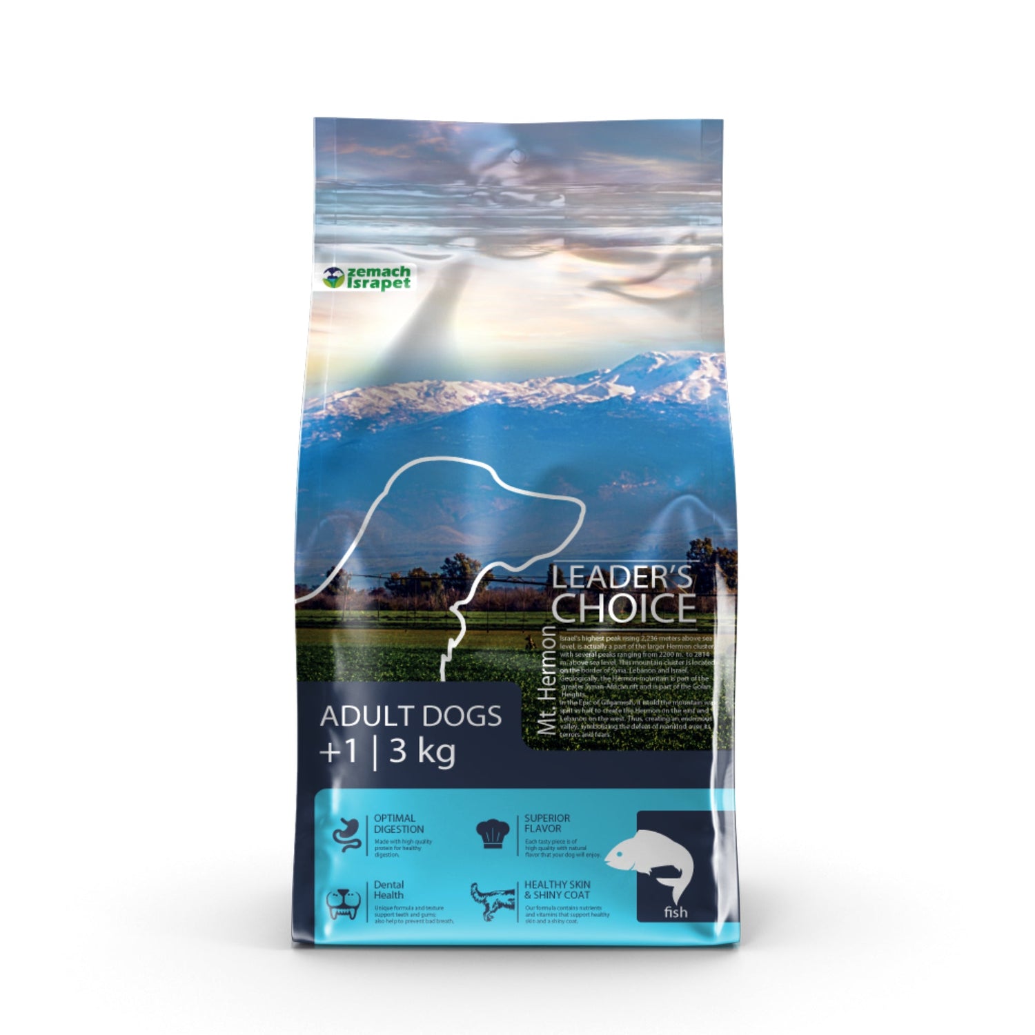 מזון כלבים לידרס צ'ויס בוגר - דגים