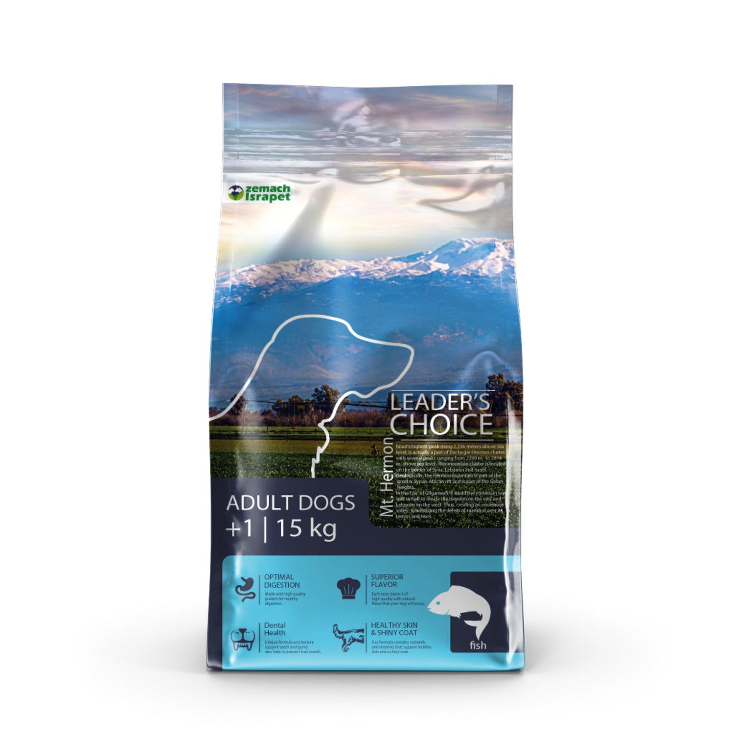 מזון כלבים לידרס צ'ויס בוגר - דגים