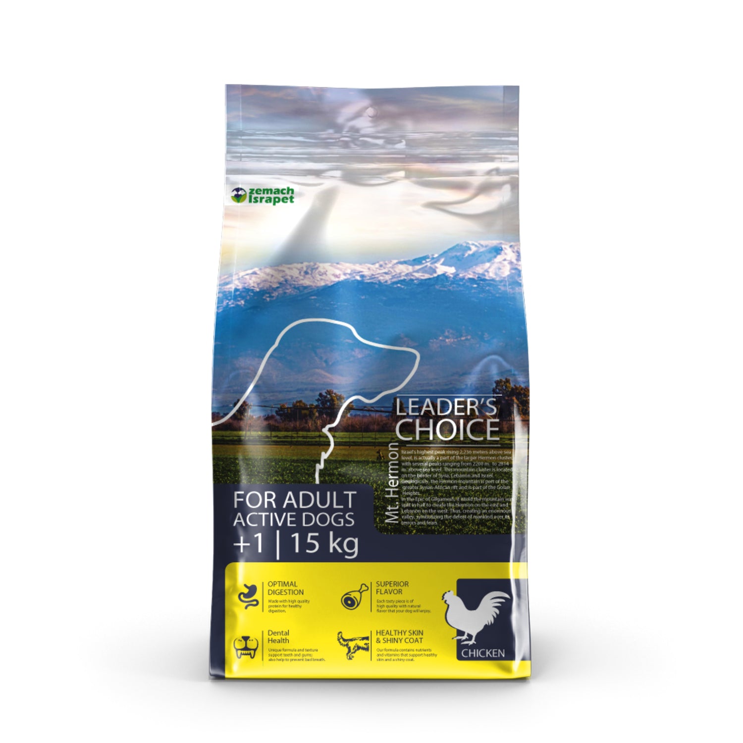 מזון כלבים לידרס צ'ויס אקטיב - עוף