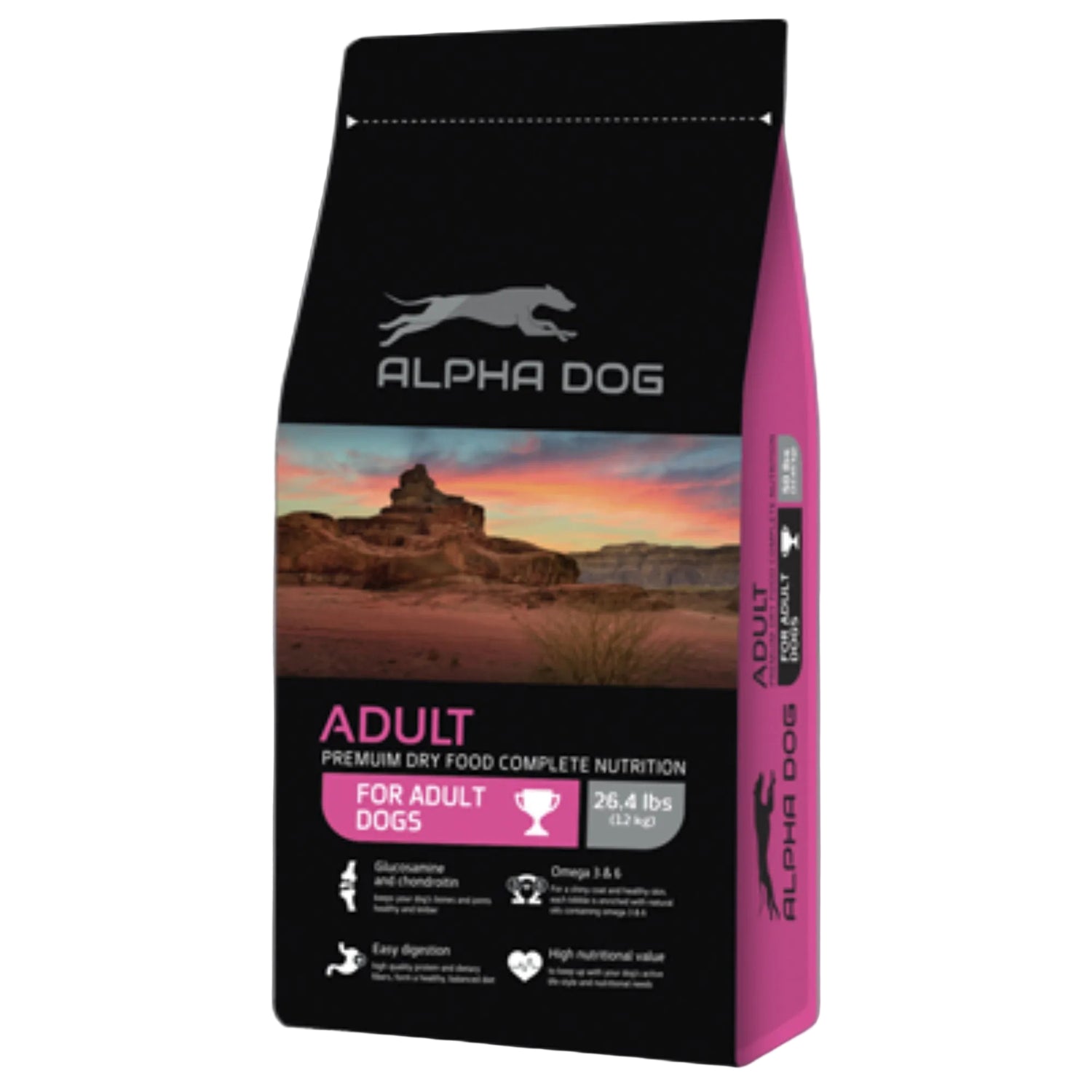 מזון כלבים אלפא דוג בוגר