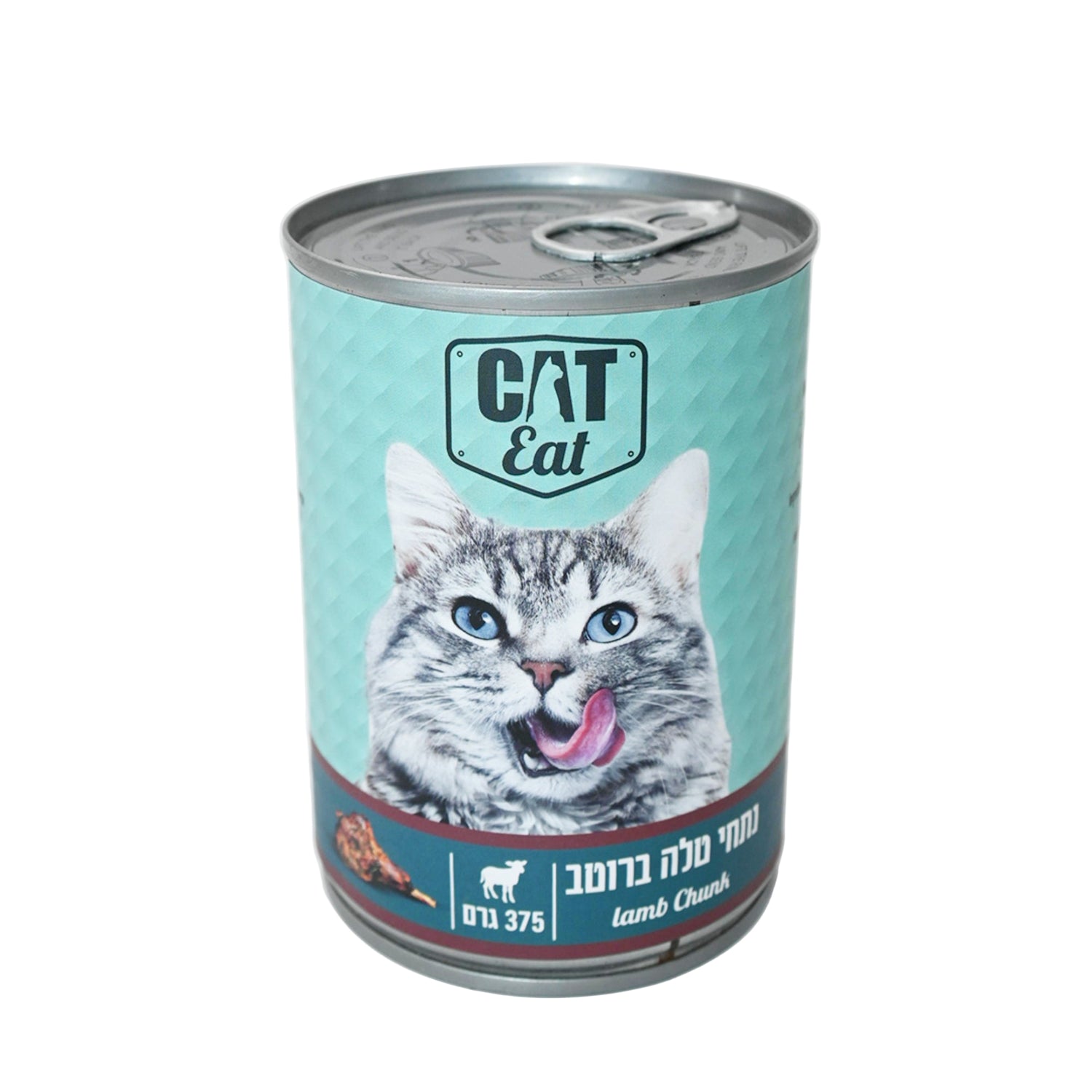 מזון חתולים רטוב קט איט צ'אנק טלה 375 גרם