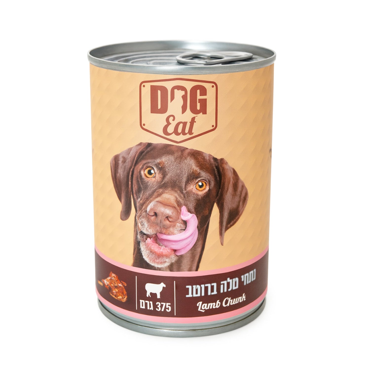 מזון כלבים רטוב דוג איט צ'אנק טלה 375 גרם