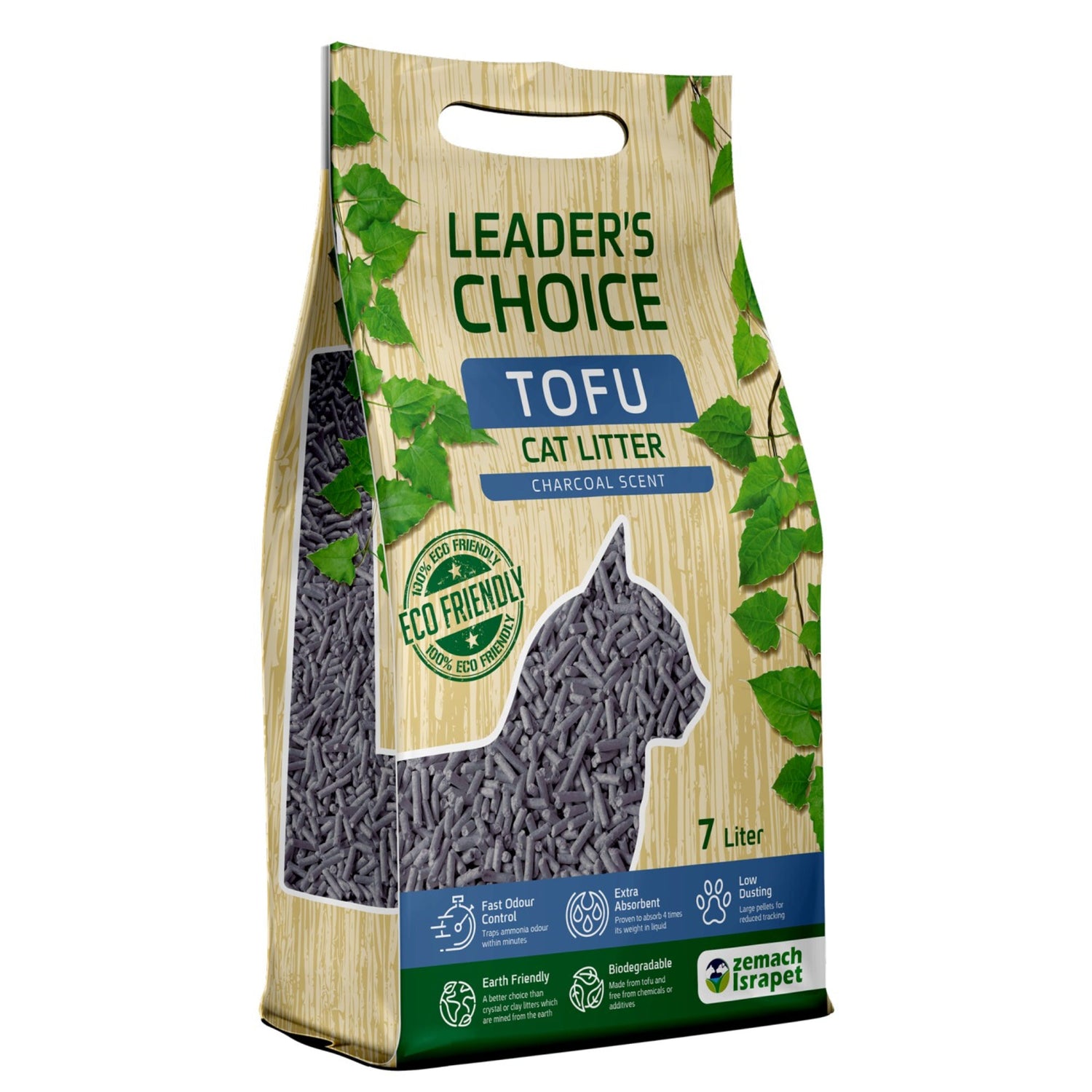 חול חתולים טופו לידרס צ'וייס קרבון 7 ליטר