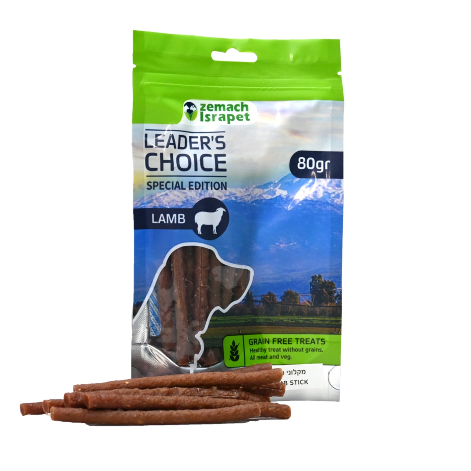 חטיף כלבים לידרס צ'וייס מקלוני כבש 80 גרם