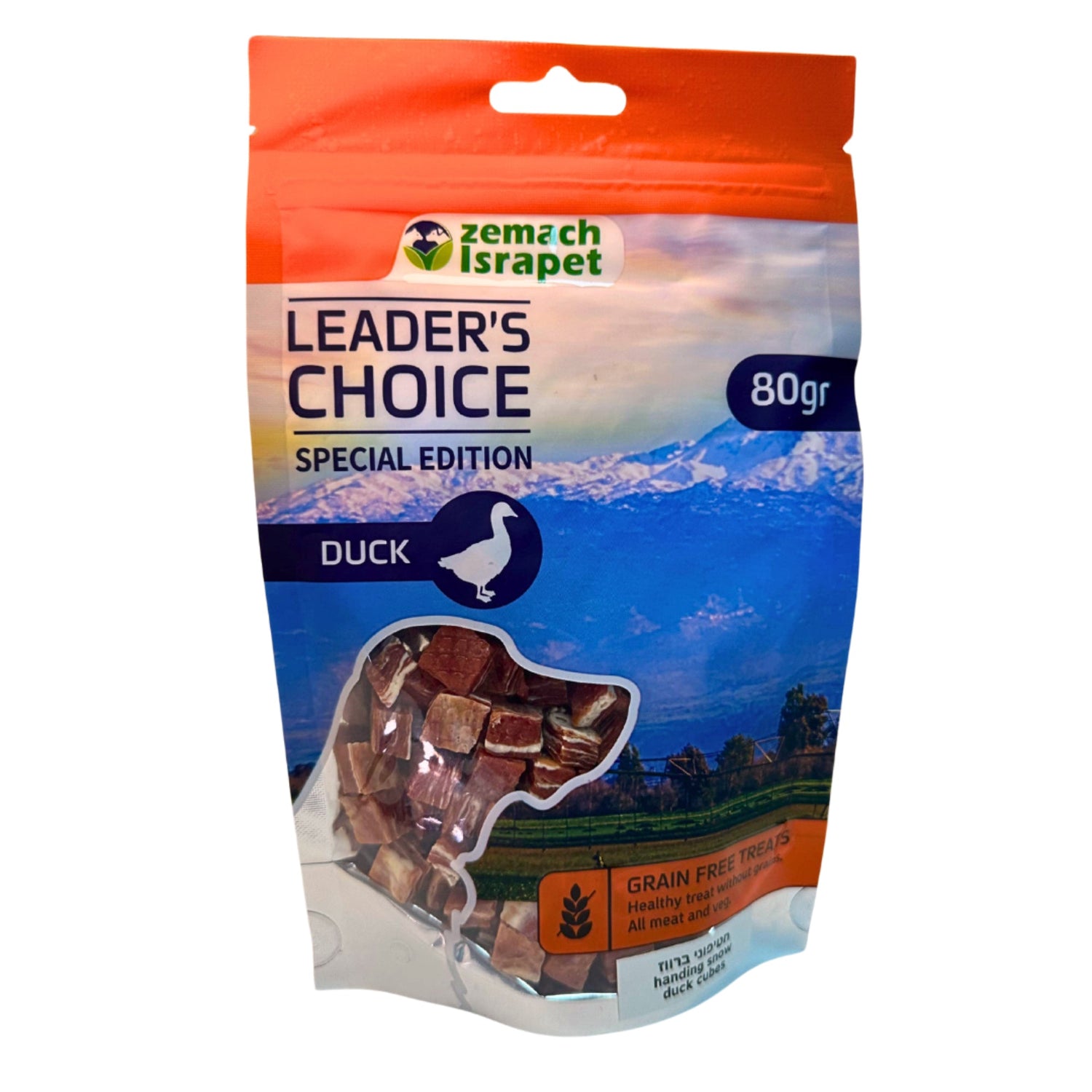 חטיף כלבים לידרס צ'וייס חטיפוני ברווז 80 גרם