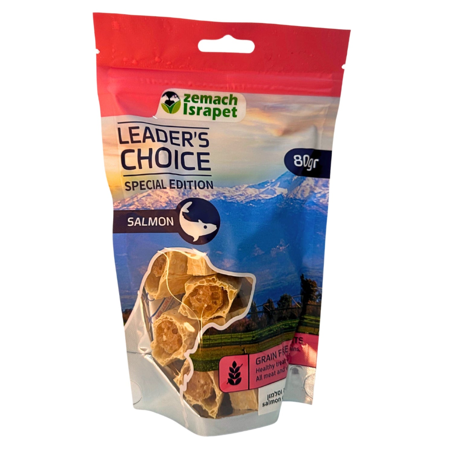 חטיף כלבים לידרס צ'וייס סושי גבינה וסלמון 80 גרם