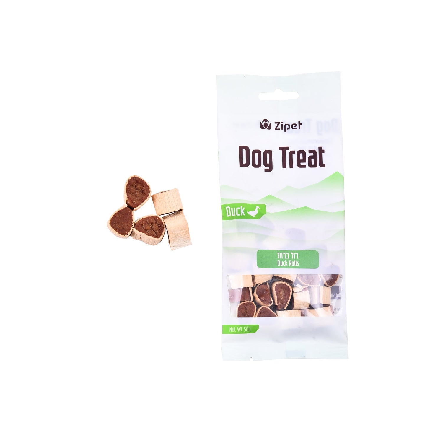 חטיף כלבים זי-פט רול ברווז 50 גרם