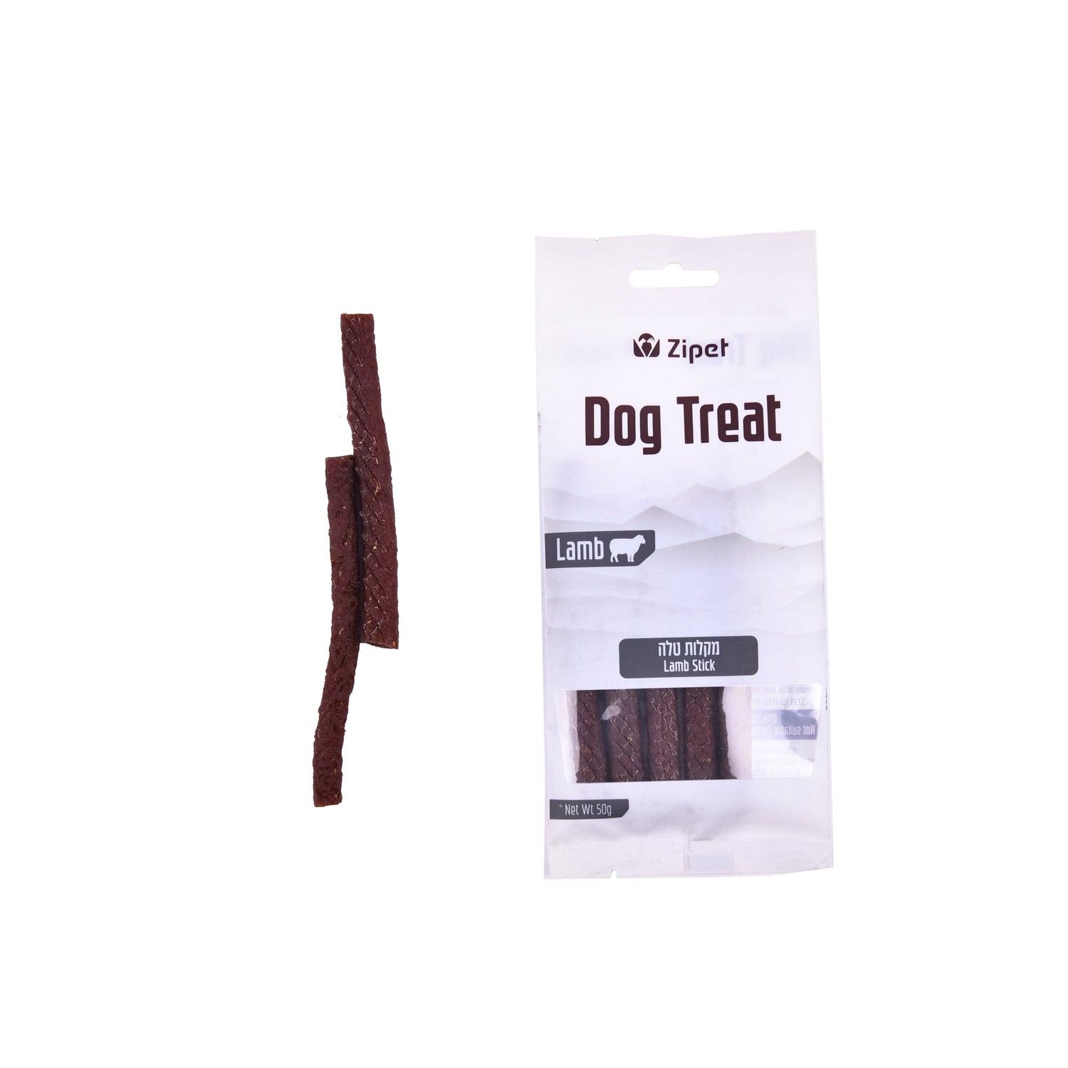 חטיף כלבים זי-פט מקלות טלה 50 גרם