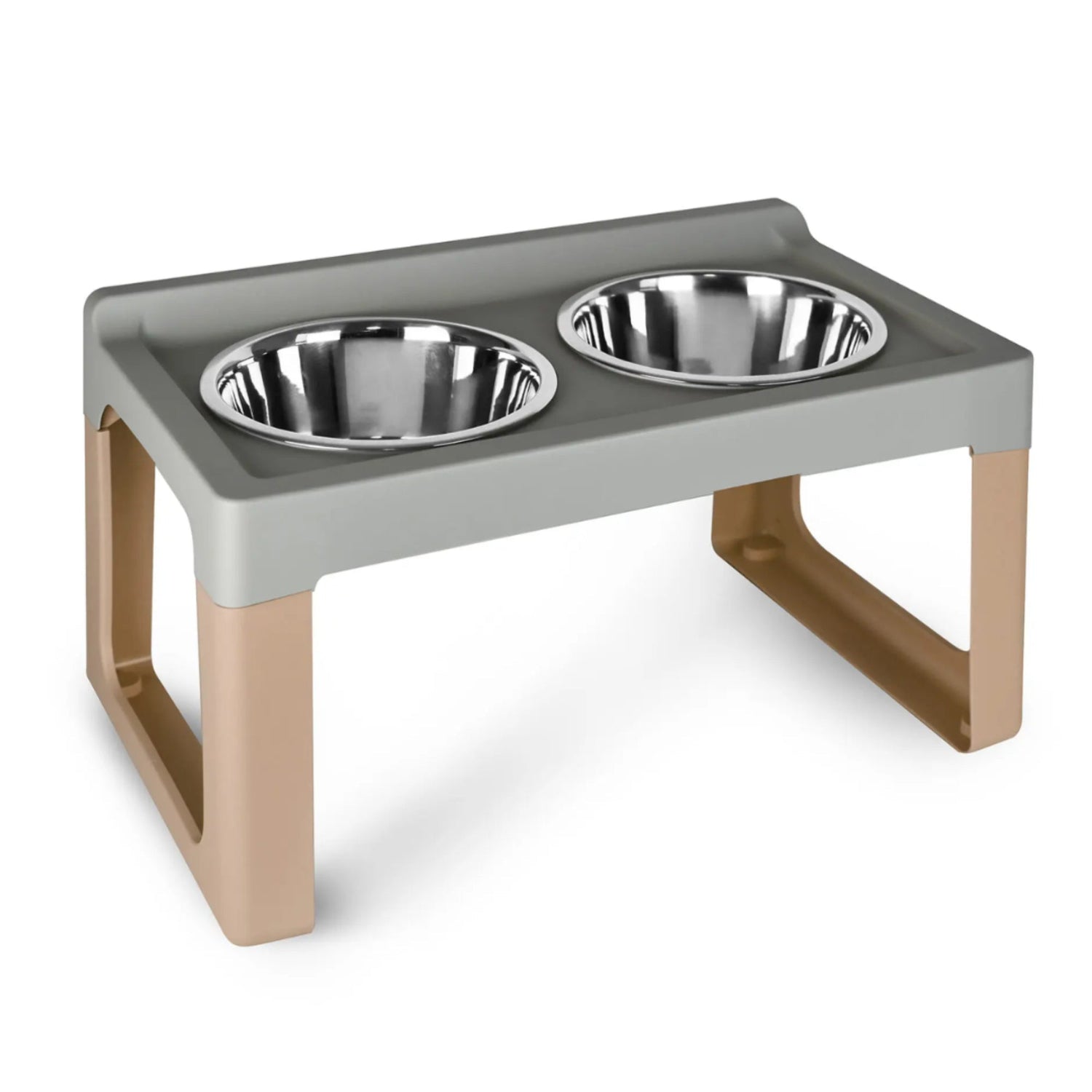 מעמד מוגבה לקערות אוכל ושתייה לכלבים