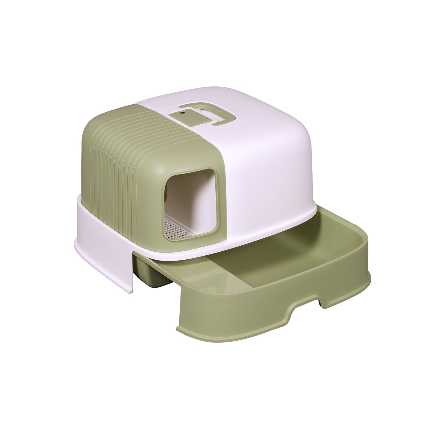 ארגז צרכים לחתולים שירותים עם מגירה נשלפת + כף