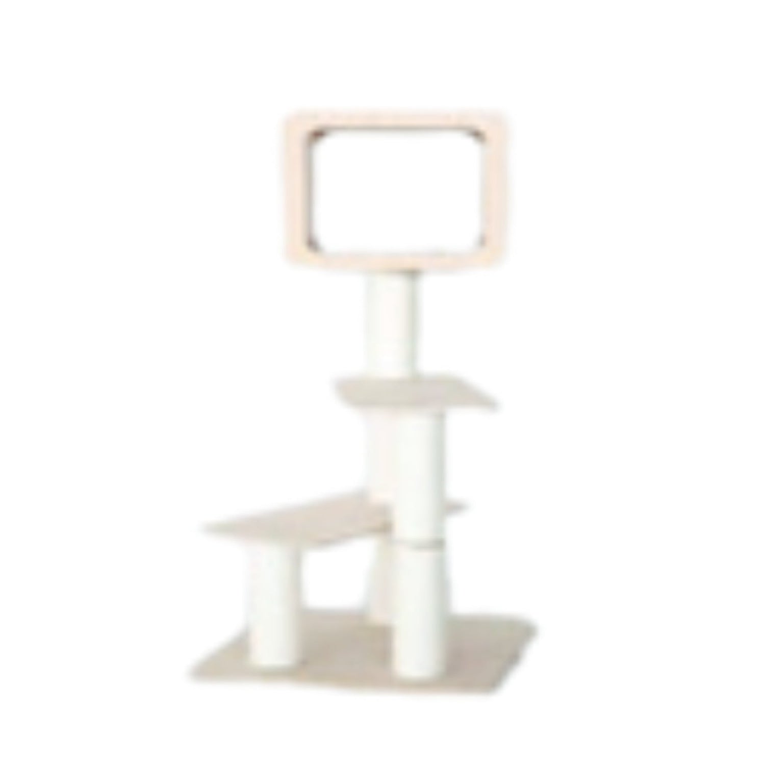 מגרדת חתולים דגם טלוויזיה לבנה