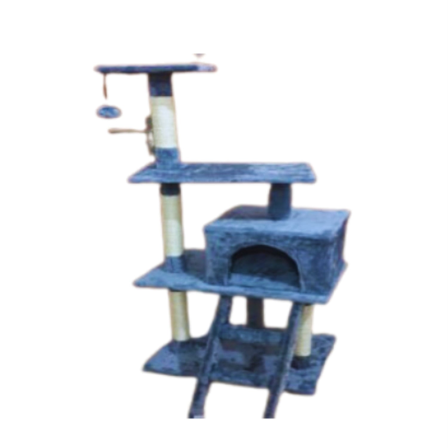 מגרדת חתולים דגם מגדל תלת אפור